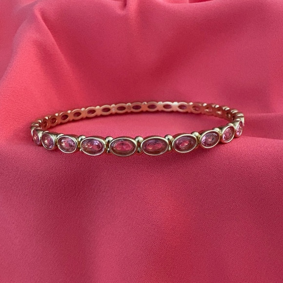 Julie Vos Jewelry - Julie Vos Mykonos Bangle Bracelet Coral 24 Gold Plated NWOT / Large